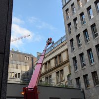 Glasreinigung Deutsche Bank