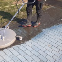 Ausstellungsgelände Moll Pflasterreinigung