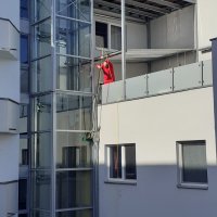 Glasaufzug-Reinigung, Düsseldorf Pempelfort