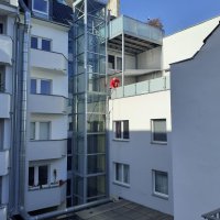 Glasaufzug-Reinigung, Düsseldorf Pempelfort
