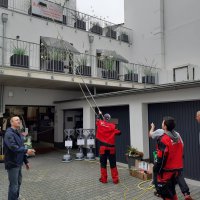 Außenreinigung mit Stangensystem
