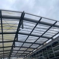 Glasreinigung Innenhof Überdach Moll Lamborghini Düsseldorf