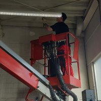 Industriereinigung Hallendecken
