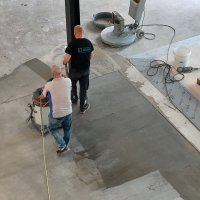 Betonschliff Einfahrt Werkstatt Lambo & Bentley Köln