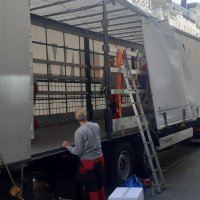Warenlieferung mit einem 30-Tonner