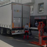 Warenlieferung mit einem 30-Tonner