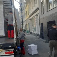 Warenlieferung mit einem 30-Tonner