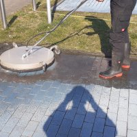 Ausstellungsgelände Moll Pflasterreinigung